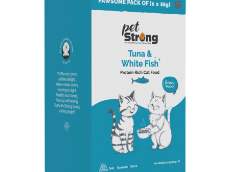 PetStrong Tuna and White Fish in Gravy Cat Wet Food Fashion