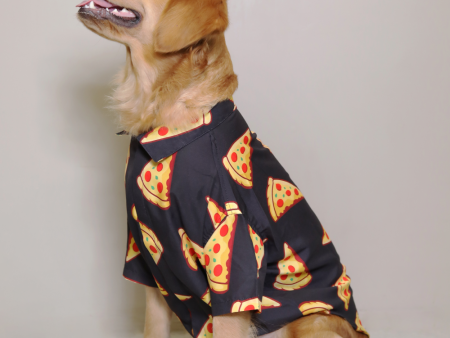 15buttons Pizza Party Shirt for Dogs Supply