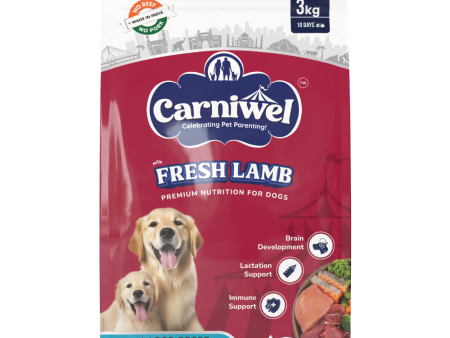 Carniwel Fresh Lamb Starter for Large Breed Mother and Baby Dog Dry Food Online now