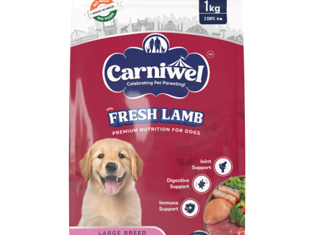 Carniwel Fresh Lamb Large Breed Puppy Dog Dry Food Online Sale