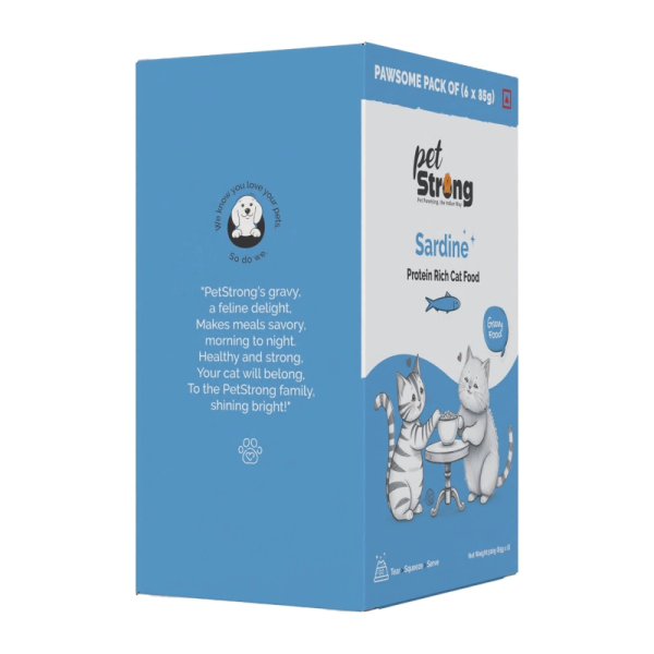 PetStrong Sardine in Gravy Cat Wet Food For Cheap