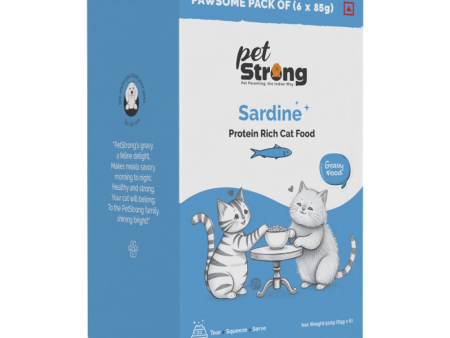 PetStrong Sardine in Gravy Cat Wet Food For Cheap