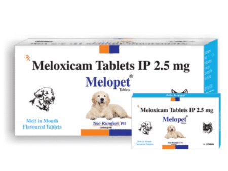 Neo Kumfurt Melopet (Meloxicam) Tablet for Dogs & Cats (pack of 10 tablets) on Sale