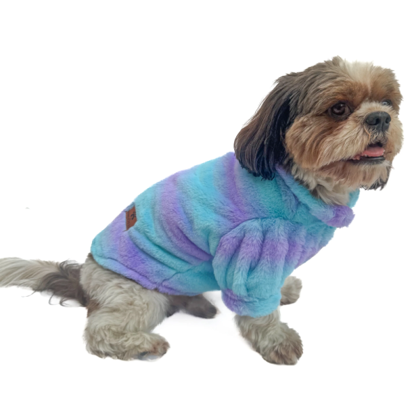 Pawgypets Fur Sweater for Dogs and Cats (Blue Purple) Online