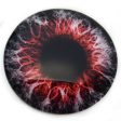 Large 78mm Red Demon Glass Eyes Hot on Sale