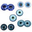 5 Pairs Realistic Blue Human Glass Eye Discounted Bundle Supply