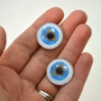 5 Pairs Realistic Blue Human Glass Eye Discounted Bundle Supply