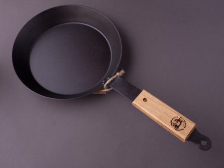 Netherton Foundry - Spun Iron - 10  Pan - Wood Handle Online now