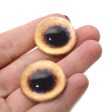 High Domed Tan Pheasant Glass Eyes For Sale