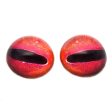 High Domed Red Octopus Glass Eyes For Discount