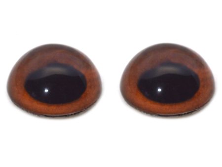 High Domed Brown Monkey Glass Eyes For Cheap