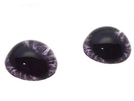 High Domed Wide Purple Dragon Glass Eyes Online