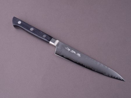 Sakai Kikumori - VG5 - 150mm Petty - Western Black Pakka Handle Sale