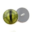 Light Green Fantasy Celtic Dragon Sew-On Button Glass Eyes Sale