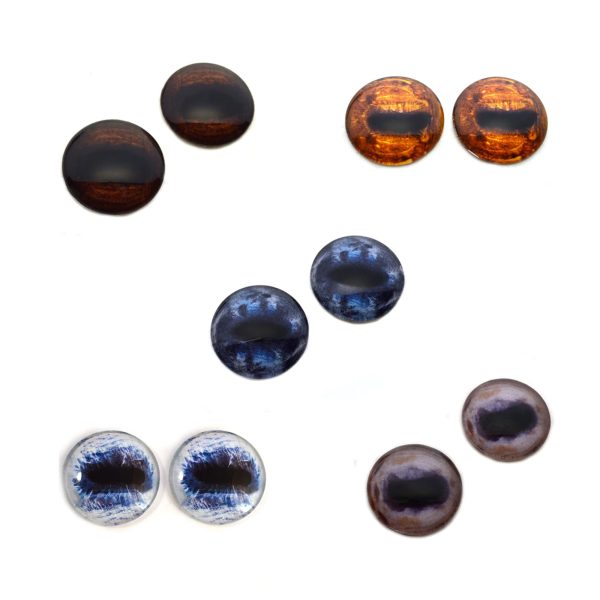 Horse Inspired Glass Eyes Bundle - 5 Pairs For Discount