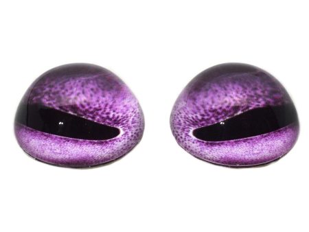 High Domed Purple Octopus Glass Eyes For Sale