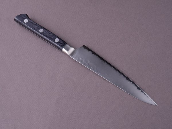 Sakai Kikumori - VG5 - 150mm Petty - Western Black Pakka Handle Sale