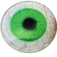 Large 78mm Bright Green and White Human Glass Eyes Online now