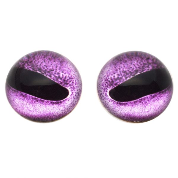 High Domed Purple Octopus Glass Eyes For Sale