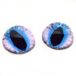 High Domed Purple and Blue Fantasy Cat Glass Eyes on Sale