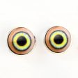 Light Green House Servant Elf Sew-On Button Glass Eyes For Discount