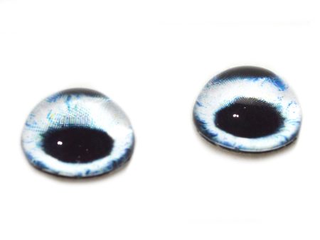 High Domed Pale Blue Mysterious Mermaid Glass Eyes For Discount