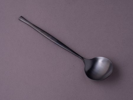 Belo Inox - Flatware - Luna Sauce Spoon - Matt Black Titanium Online