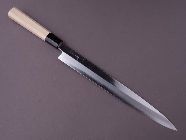 Hitohira - Kikuchiyo x Rikichi - Silver #3 - 300mm Yanagiba - Magnolia Handle Hot on Sale