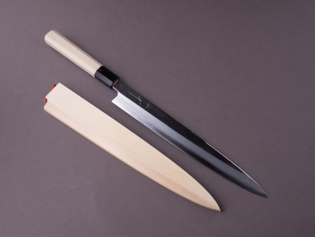 Hitohira - Kikuchiyo x Rikichi - Silver #3 - 270mm Yanagiba - Ho Wood Handle - Saya Online Sale