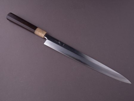 Hitohira - Tanaka x Manzo - White #2 - 300mm Yanagiba - Ebony Handle Cheap