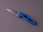 MKM - Folding Knife - Edge - Elmax - 75mm - Liner Lock - Blue Aluminum Sale