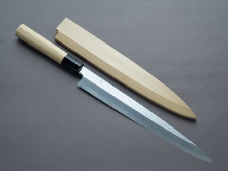 Hitohira - Tanaka x Manzo - Blue #1 -  270mm Yanagiba - Magnolia Handle (D-Shape  Saya) Discount