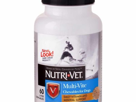 Nutri-Vet Multi-Vite Chewables for Dogs, 60 Count For Discount