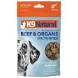 20% OFF: K9 Natural Healthy Bites Beef & Organs Freeze-Dried Dog Treats 50g Supply