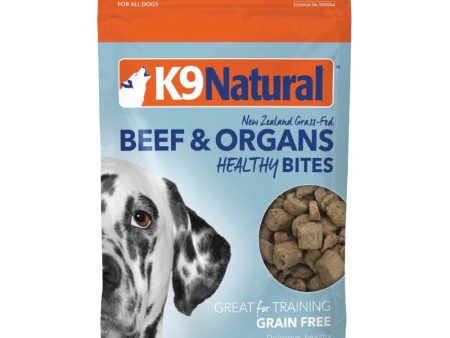 20% OFF: K9 Natural Healthy Bites Beef & Organs Freeze-Dried Dog Treats 50g Supply