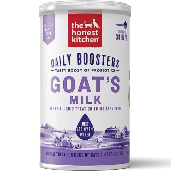 The Honest Kitchen Daily Boosters Instant Goat s Milk With Probiotics for Cats & Dogs 5.2oz Online Sale