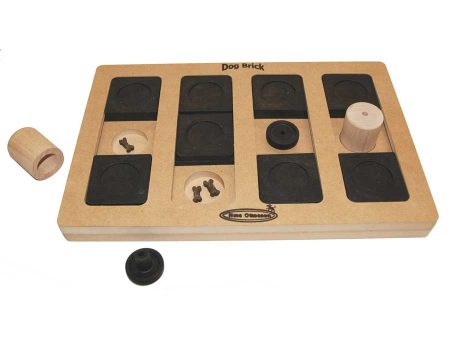 Nina Ottosson Brick Wood Interactive Dog Toy For Sale