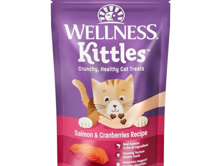 20% OFF: Wellness Kittles Salmon & Cranberries Cat Treats 2oz Online Hot Sale