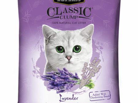 BUNDLE DEAL: Kit Cat Classic Clump Lavender Clay Cat Litter 10L For Sale