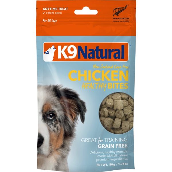 20% OFF: K9 Natural Healthy Bites Chicken Freeze-Dried Dog Treats 50g Online now