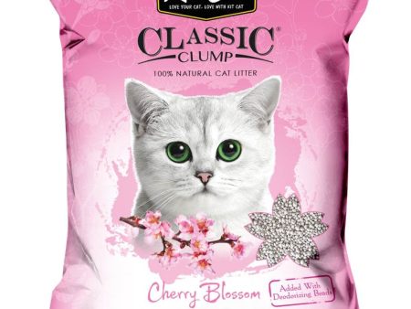 BUNDLE DEAL: Kit Cat Classic Clump Cherry Blossom Clay Cat Litter 10L For Discount