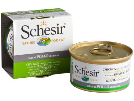 Schesir Chicken Fillet in Water Adult Canned Cat Food 85g Cheap