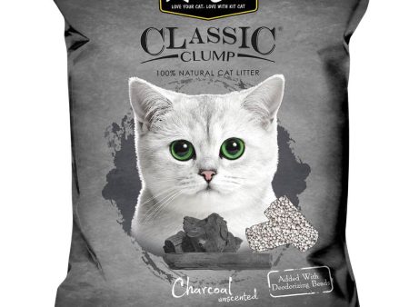 BUNDLE DEAL: Kit Cat Classic Clump Charcoal Clay Cat Litter 10L Fashion