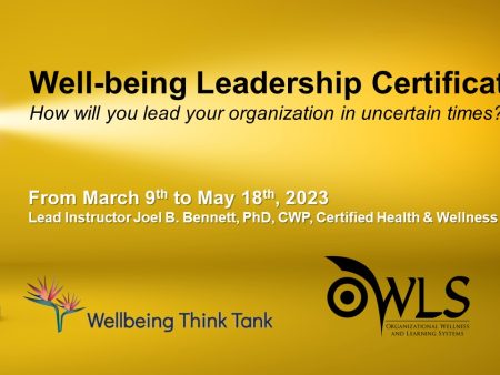 Well-Being Leadership Certification on Sale