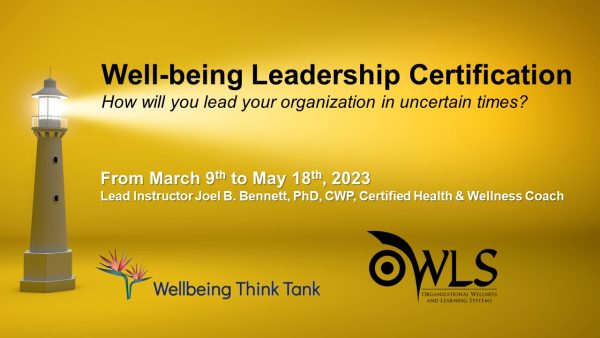 Well-Being Leadership Certification on Sale